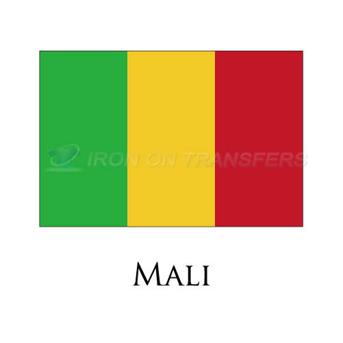Mali flag Iron-on Stickers (Heat Transfers)NO.1924
